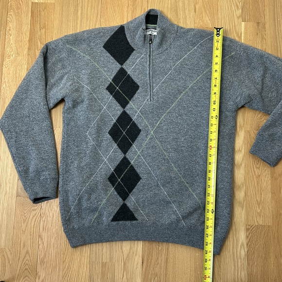 Proquip Pullover Sweater 100% wool. Water repellent. Nylon lined - Picture 3 of 5